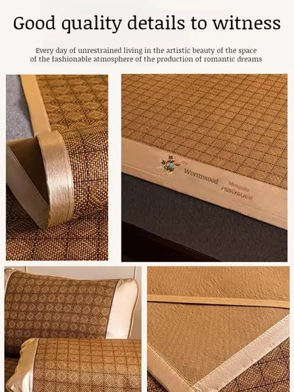Esterilla tejida refrescante para cama