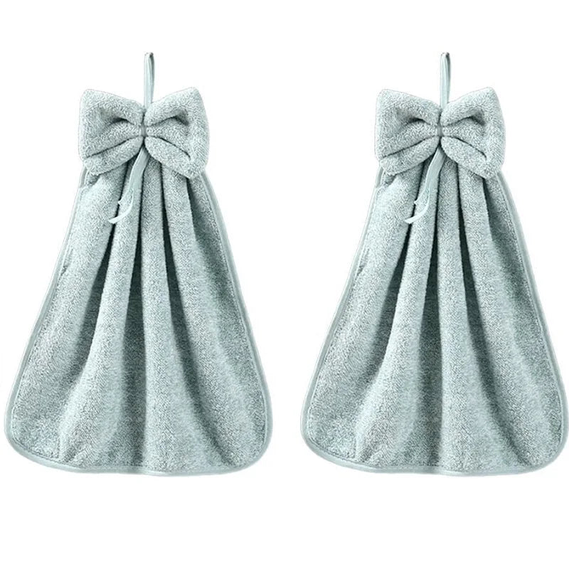 2-Pack Bow Hand Towels