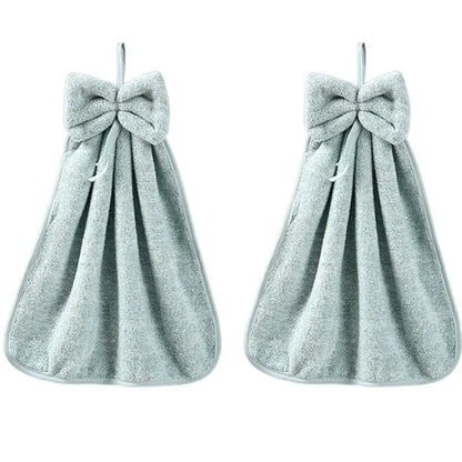 2-Pack Bow Hand Towels
