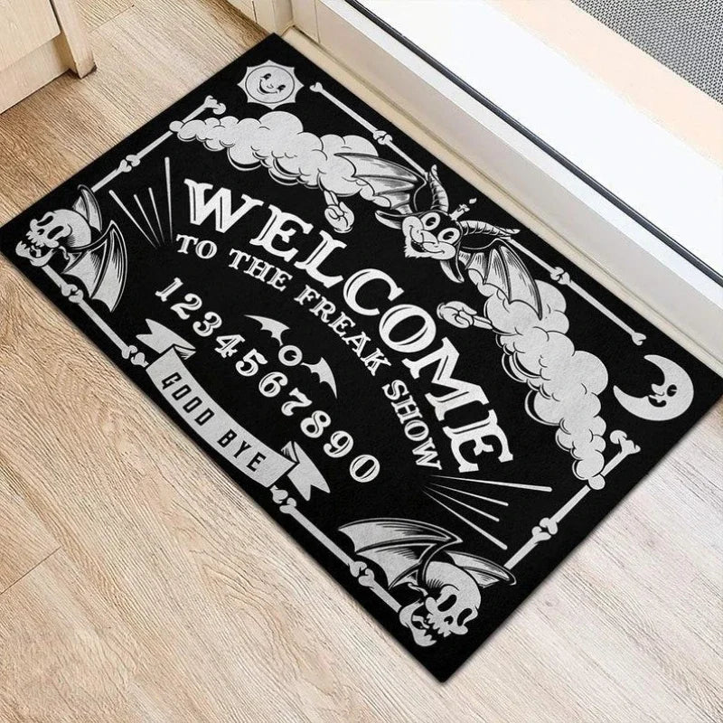 Felpudo de bienvenida gótico antideslizante