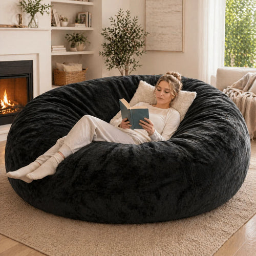 Fauteuil pouf en mousse à mémoire de forme