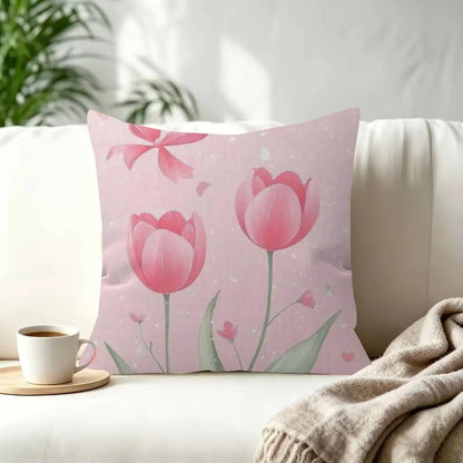 Floral Decorative Cushion Cover
