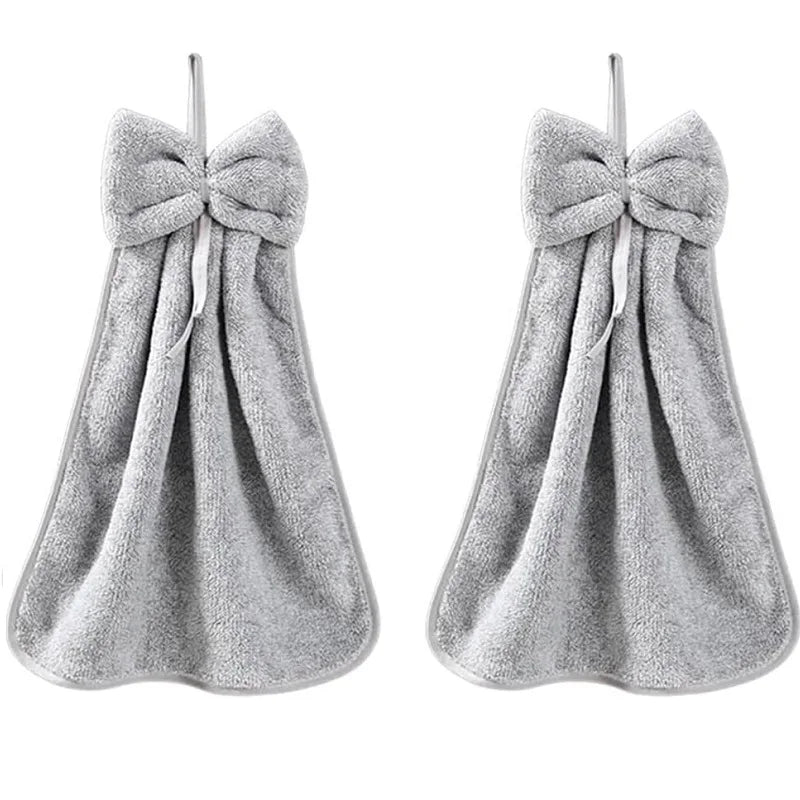 2-Pack Bow Hand Towels