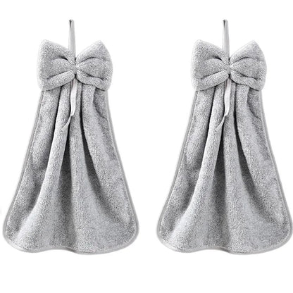 2-Pack Bow Hand Towels