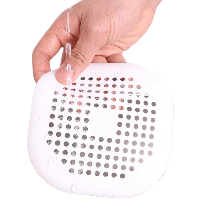 Filtre à cheveux en silicone pour évacuation