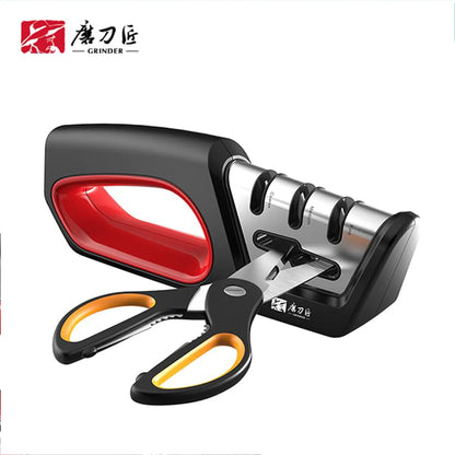 Afilador 4 en 1 para cuchillos y tijeras de cocina
