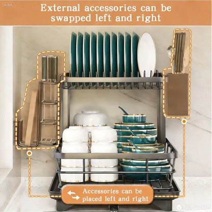 2-Tier Dish Drying Rack