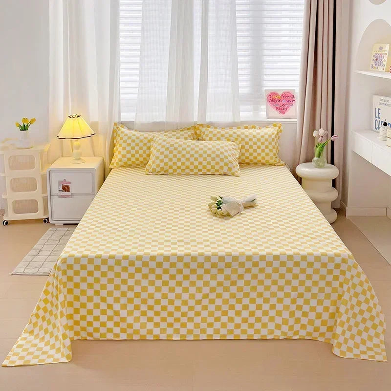 Sábana encimera de algodón estampado