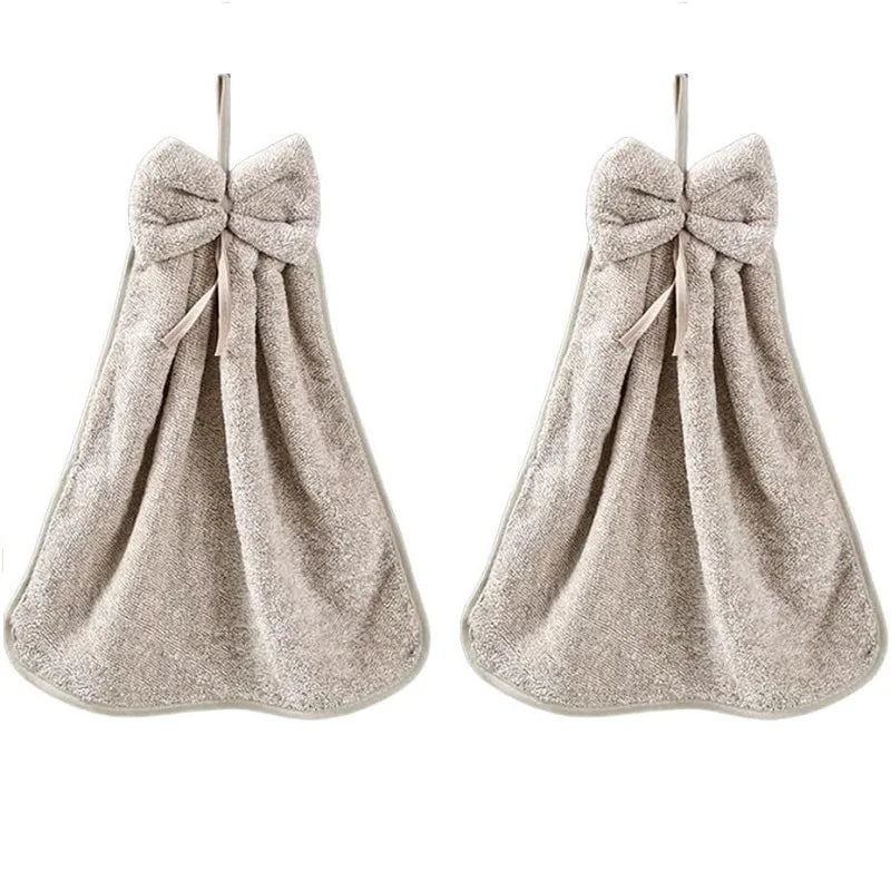 2-Pack Bow Hand Towels
