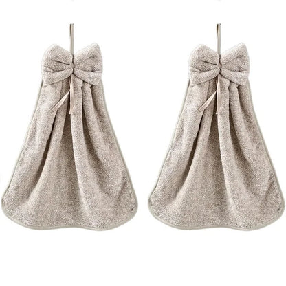 2-Pack Bow Hand Towels