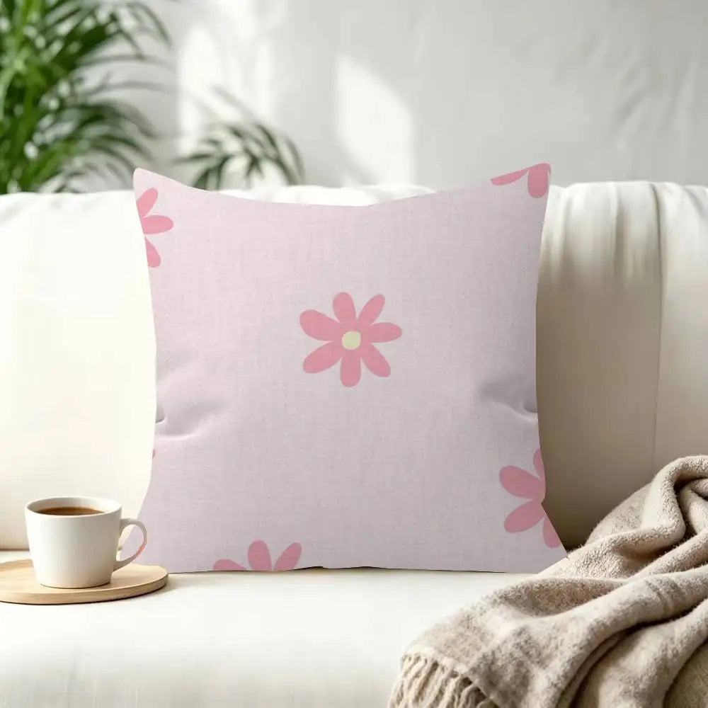 Floral Decorative Cushion Cover