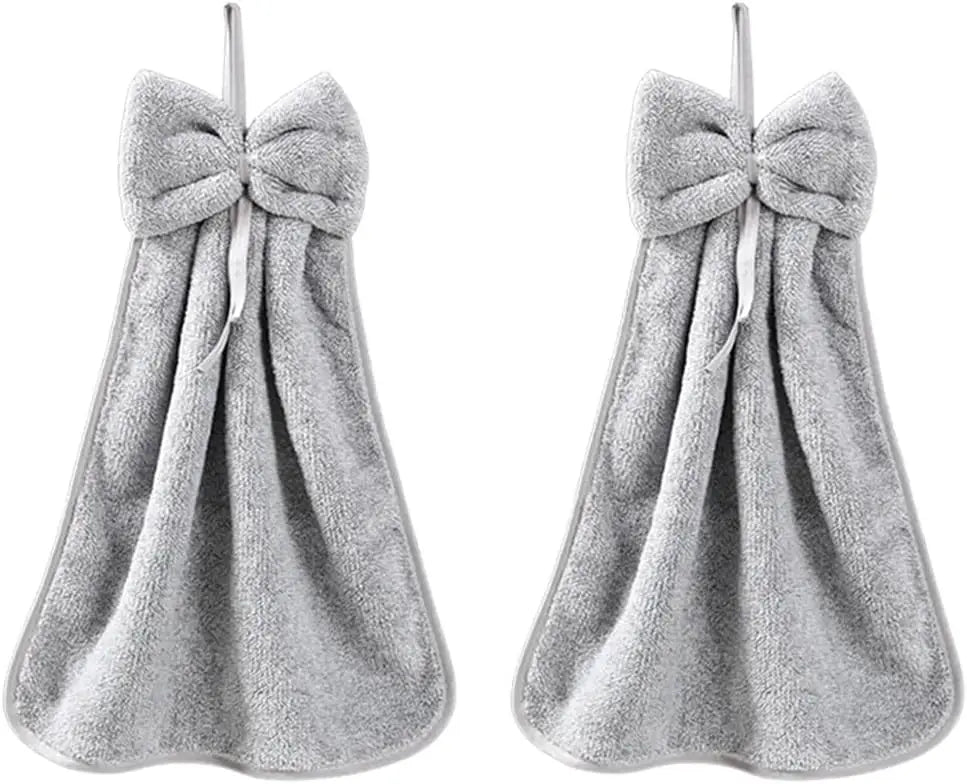 2-Pack Bow Hand Towels