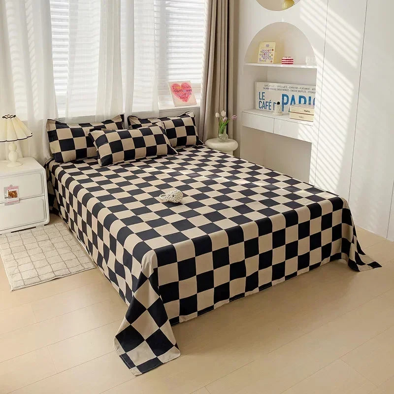 Sábana encimera de algodón estampado
