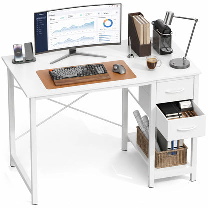 Bureau de 40 pouces avec tiroirs de rangement