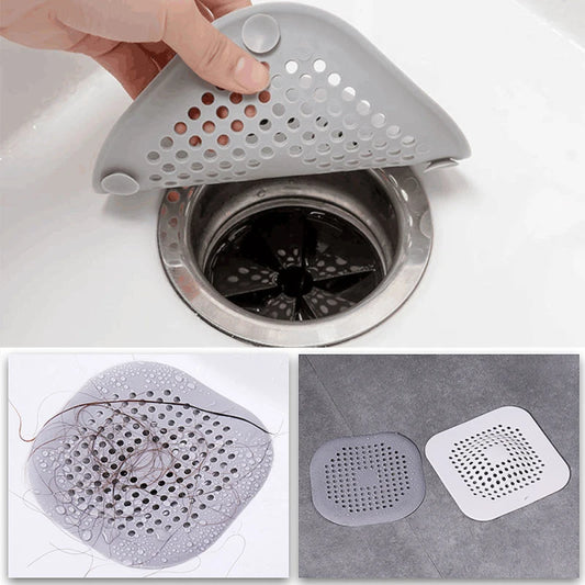 Recogepelos de silicona para desagüe
