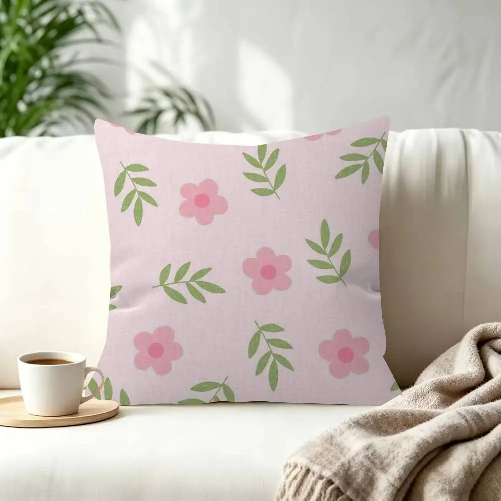 Floral Decorative Cushion Cover