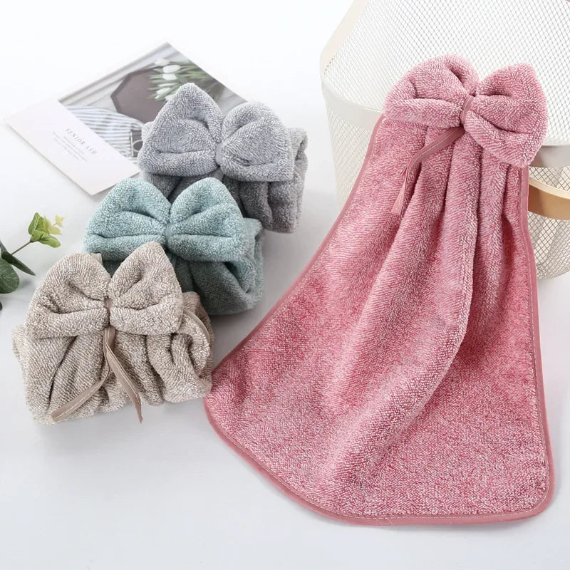 2-Pack Bow Hand Towels