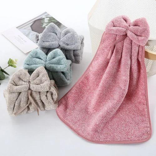 2-Pack Bow Hand Towels