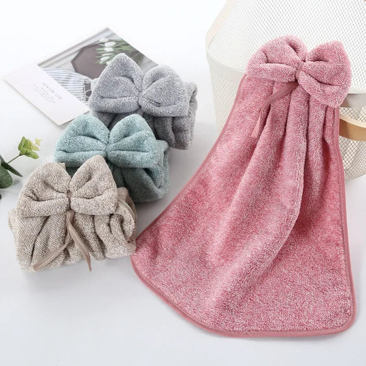 2-Pack Bow Hand Towels