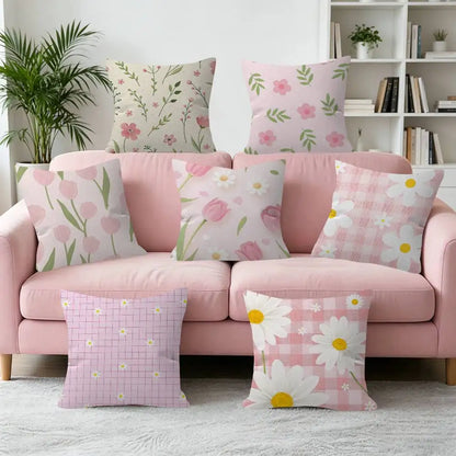 Floral Decorative Cushion Cover