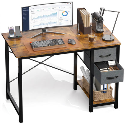Bureau de 40 pouces avec tiroirs de rangement