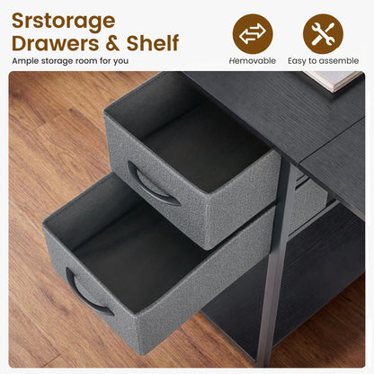 Bureau de 40 pouces avec tiroirs de rangement