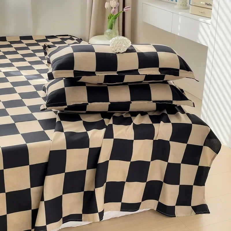 Sábana encimera de algodón estampado