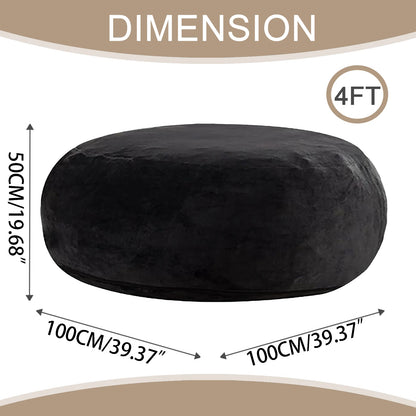 Fauteuil pouf en mousse à mémoire de forme