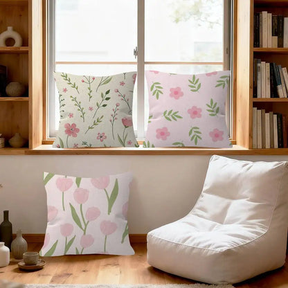 Floral Decorative Cushion Cover